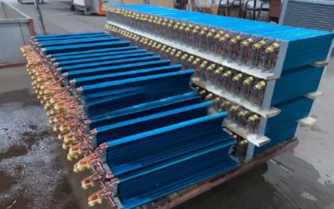 RoHS বায়ু শীতল HVAC বাষ্পীভবন কয়েল রেফ্রিজারেটর কনডেন্সার কাস্টম 3